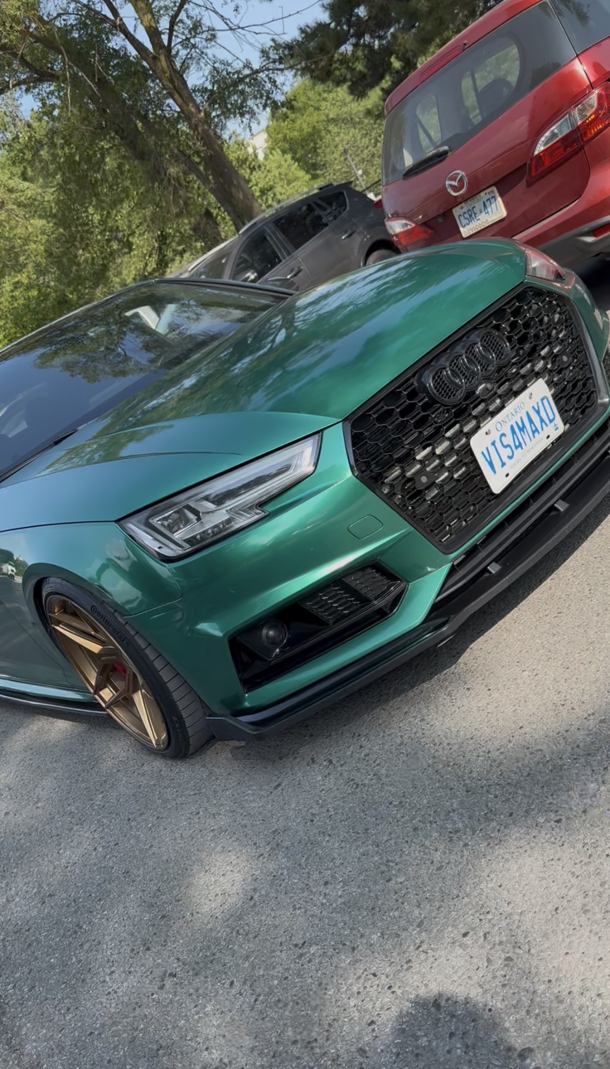 Audi RS4 Chrome Blackout